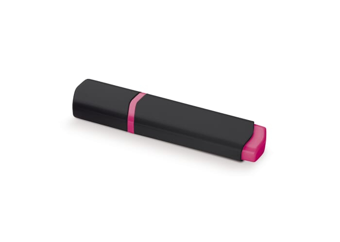 Surligneur publicitaire 110 MM Noir et Rose